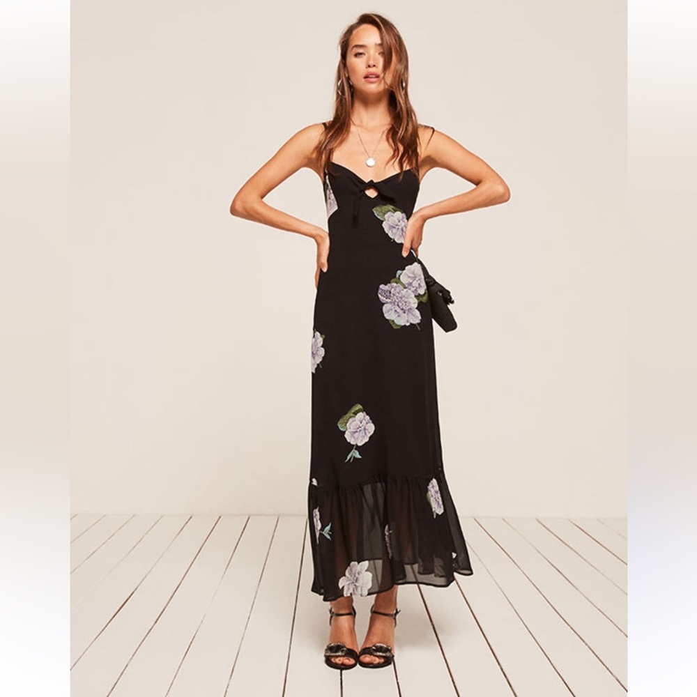 Reformation Natalie Dress in Cascade Sz 4